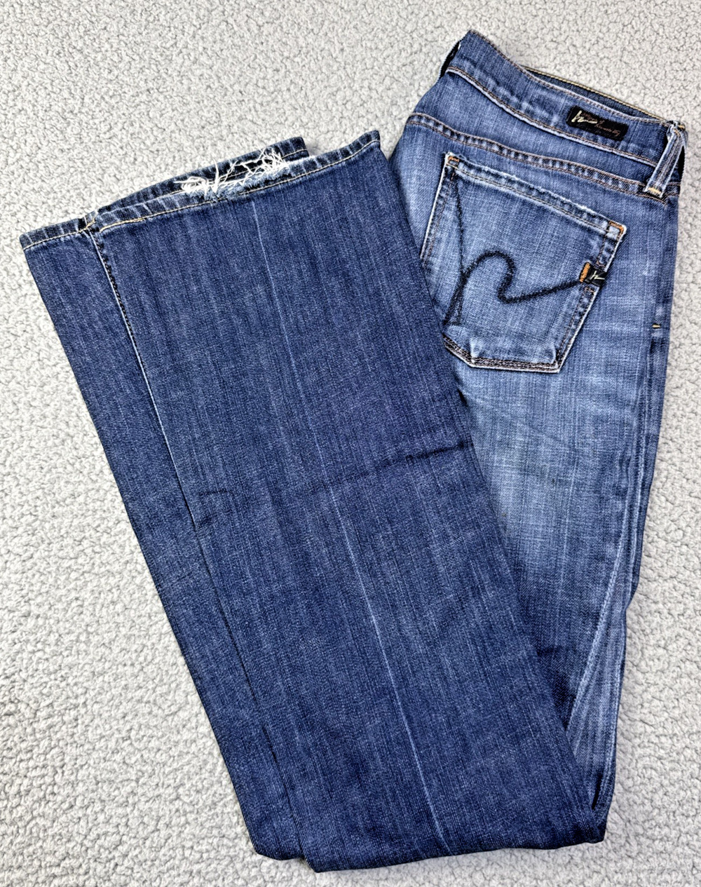 Womens Jeans Citizens of Humanity Kelly 001 Low Waist Bootcut Size 28 Made USA